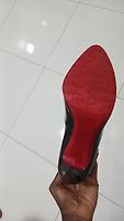 Escarpins Christian Louboutin "Décolleté 868" en Cuir Jazz 38,5 - Semelles neuves (Minuit moins 7) - Photo 2