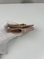 Portefeuille bi-fold Dior oblique rose - Photo 8