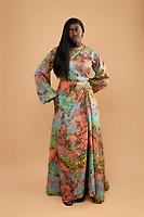 Multicolored cotton dress - Photo 4