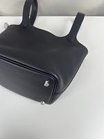 Sac à main Hermès Picotin 18 bleu marine caban avec bijouterie palladium - Photo 9