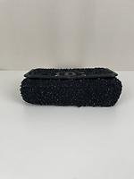 Chanel sac en tweed noir - Photo 6