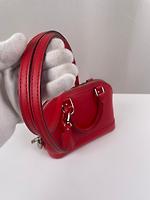 Sac Louis Vuitton Alma BB cuir épi rouge - Photo 9