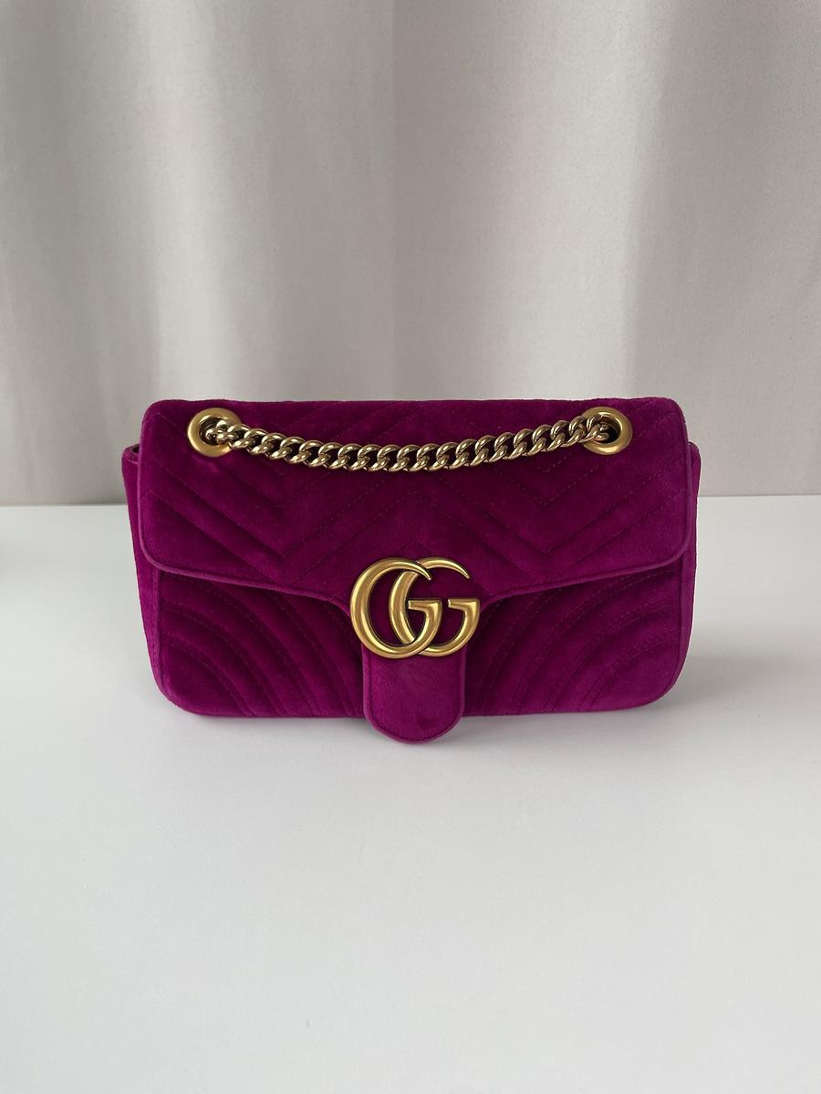 Gucci Marmont Velours mauve