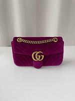 Gucci Marmont Velours mauve - Photo 1