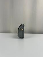 Sac bandoulière Dior Bobby small cuir gris - Photo 6