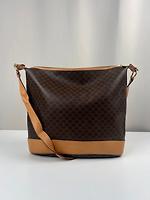 Sac seau Céline Besace Toile Macadam - Photo 3