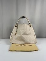 Sac porté épaule Louis Vuitton Artsy en cuir Empreinte blanc - Photo 3