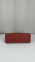 Sac Hermès Kelly 35 cuir Epsom couleur Brique bijouterie argent - Photo 9
