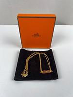 Hermès Collier plaqué or - Photo 1