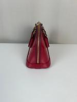 Louis Vuitton Alma BB en cuir verni rouge - Photo 7
