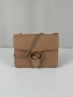 Sac Gucci Interlocking beige avec bijouterie dorée - Photo 1