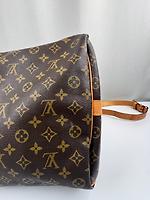 Sac de voyage Louis Vuitton Keepall 60 monogram avec bandoulière - Photo 9