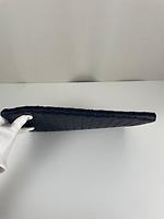 Pochette document Bottega Veneta en cuir intrecciato bleu marine - Photo 7