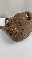 Sac porté épaule Louis Vuitton Édition Limitée Coco Nubuck marron - Photo 8