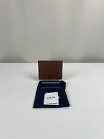 Porte-cartes Dior en cuir grainé marron - Photo 3