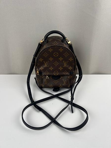 Mini sac à dos Louis Vuitton Palm Springs en toile Monogram