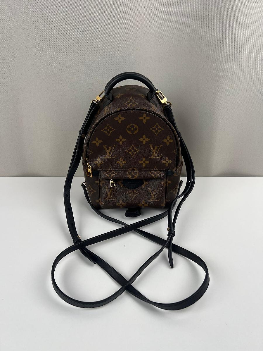 Mini sac à dos Louis Vuitton Palm Springs en toile Monogram