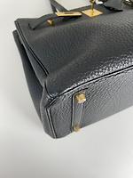 Hermès Birkin 30 Cuir grainé fjord noir - Photo 8