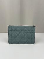 Pochette Dior en tissu bleu - Photo 3