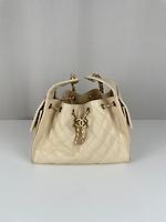 Chanel 25 small cuir caviar grainé beige - Photo 5