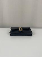 Sac ceinture Dior saddle belt ceinture cuir noir - Photo 8