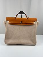 Sac Herbag 39 Hermès beige et marron vintage - Photo 1