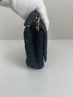 Chanel sac en tweed noir - Photo 7