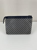 Pochette Céline vintage macadam bleu - Photo 2