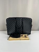 Porte-documents Voyage Louis Vuitton en toile Damier Graphite - Photo 3
