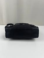 Sac bandoulière Balenciaga City petit modèle en nylon noir et cuir - Photo 3
