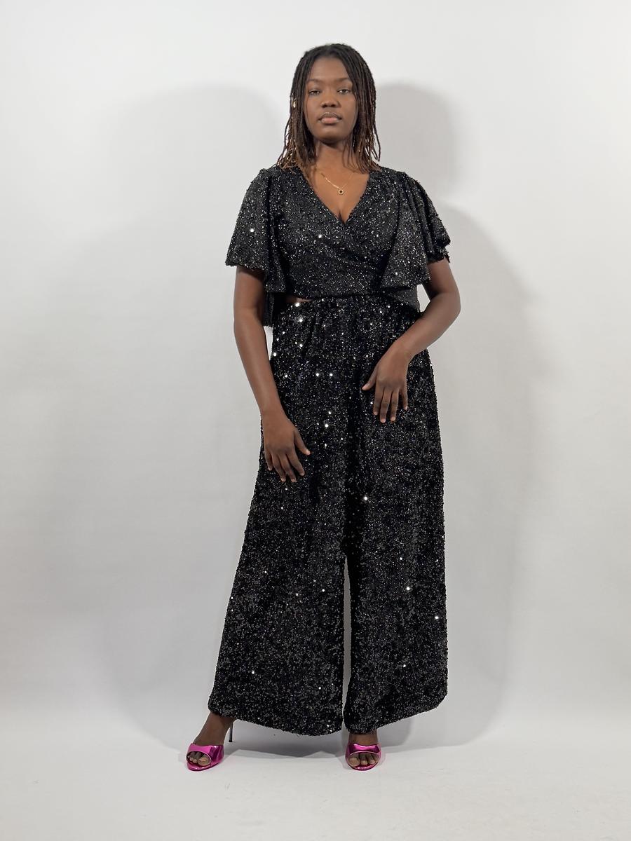Ensemble pantalon pailleté 