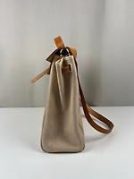 Sac Herbag 39 Hermès beige et marron vintage - Photo 9