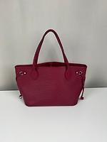 Sac cabsa Louis Vuitton Neverfull PM en cuir épi rose framboise + pochette - Photo 4