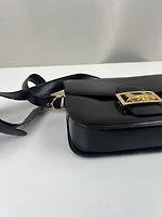 Céline triomphe en cuir noir vintage - Photo 7
