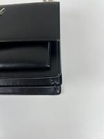 Sac bandoulière Saint Laurent Sunset taille medium cuir noir - Photo 10