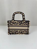 Sac Mini Dior Book Tote imprimé léopard - Photo 4