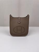 Hermès Mini Evelyne 16 Étoupe - Photo 4