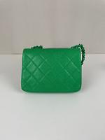 Chanel classique square vert logo entièrement vert - Photo 4