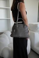 Sac Hermès Bolide 31 Gris bijouterie argenté palladium - Photo 2