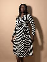 Robe à rayures  - Photo 2