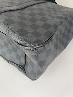Sac Louis Vuitton Tadao toile damier graphite gris - Photo 8