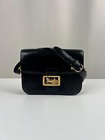 Céline triomphe en cuir noir vintage - Photo 1