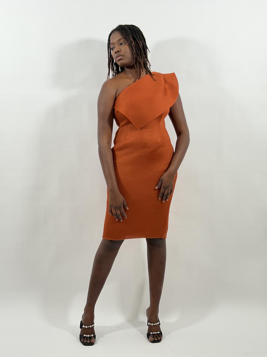 3/4 length dress