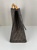 Fendi cabas FF Runaway grand brun et noir - Photo 5