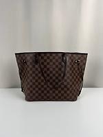 Sac cabas Louis Vuitton Neverfull MM en toile Damier Ébène - Photo 1
