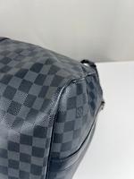Sac de voyage Louis Vuitton Keepall 55 Damier Graphite avec bandoulière - Photo 10