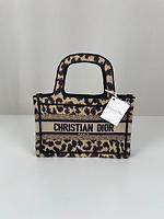Sac Mini Dior Book Tote imprimé léopard - Photo 1