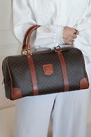 Sac Céline Boston en toile Macadam - Photo 2