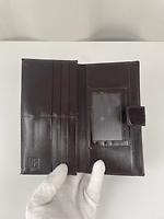 Portefeuille Fendi tissu et cuir marron - Photo 6