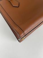 Sac cabas Gucci Diana bambou cuir marron - Photo 10
